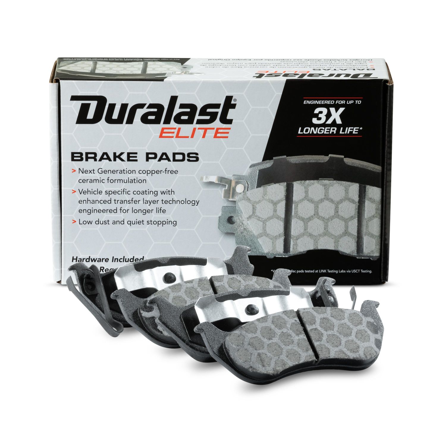 Duralast Elite CopperFree Ceramic Brake Pads DE964