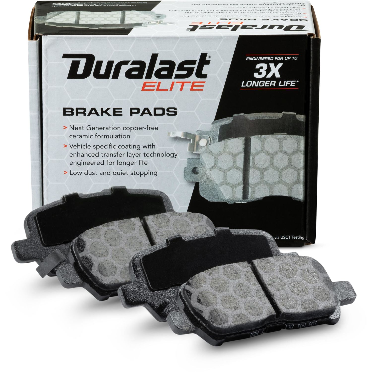 Duralast Elite CopperFree Ceramic Brake Pads DE999
