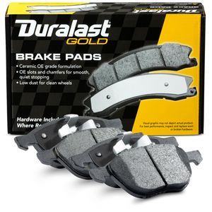 Duralast Gold Ceramic Brake Pads DG1044 for 2015 Ford Focus