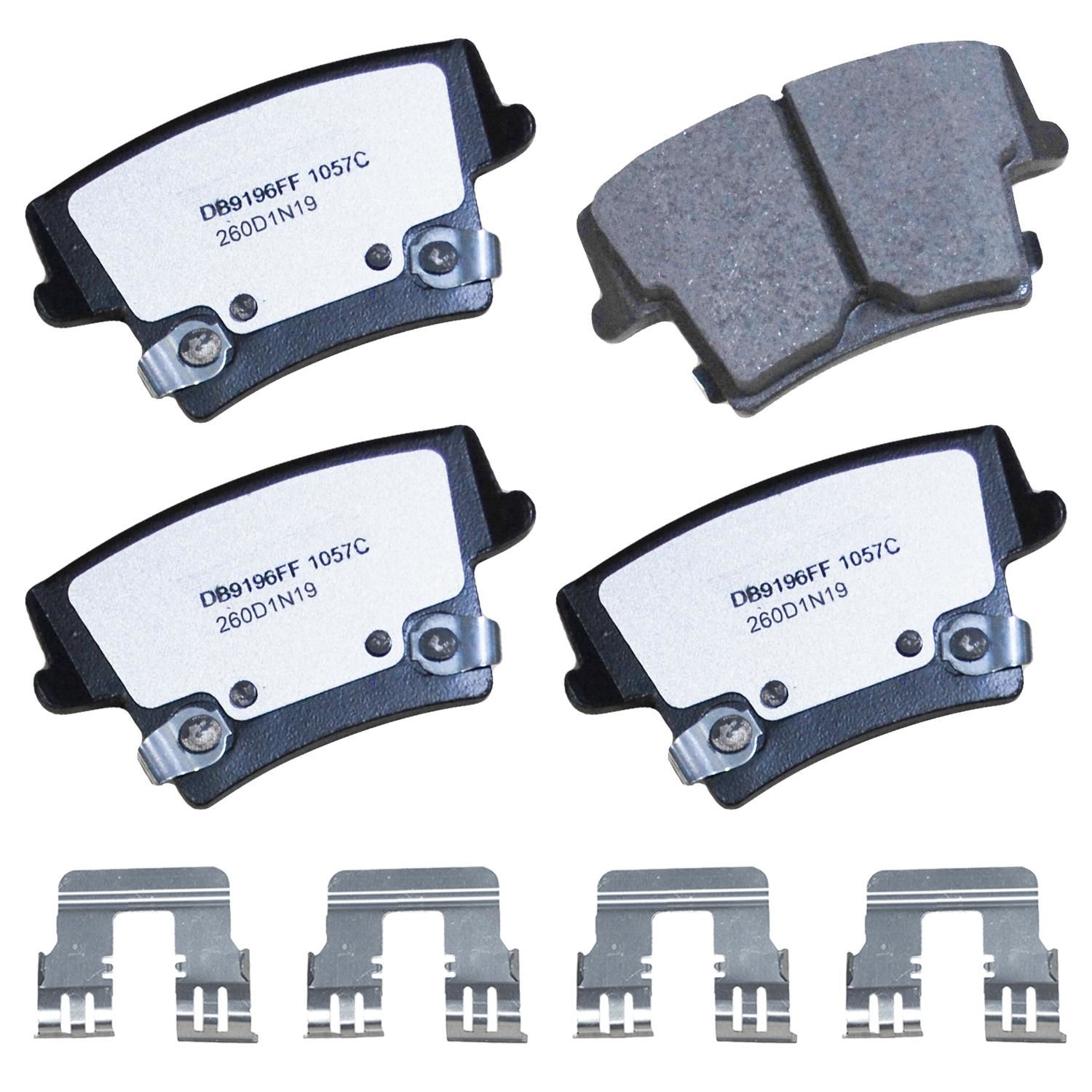 Duralast Gold Ceramic Brake Pads Dg1114