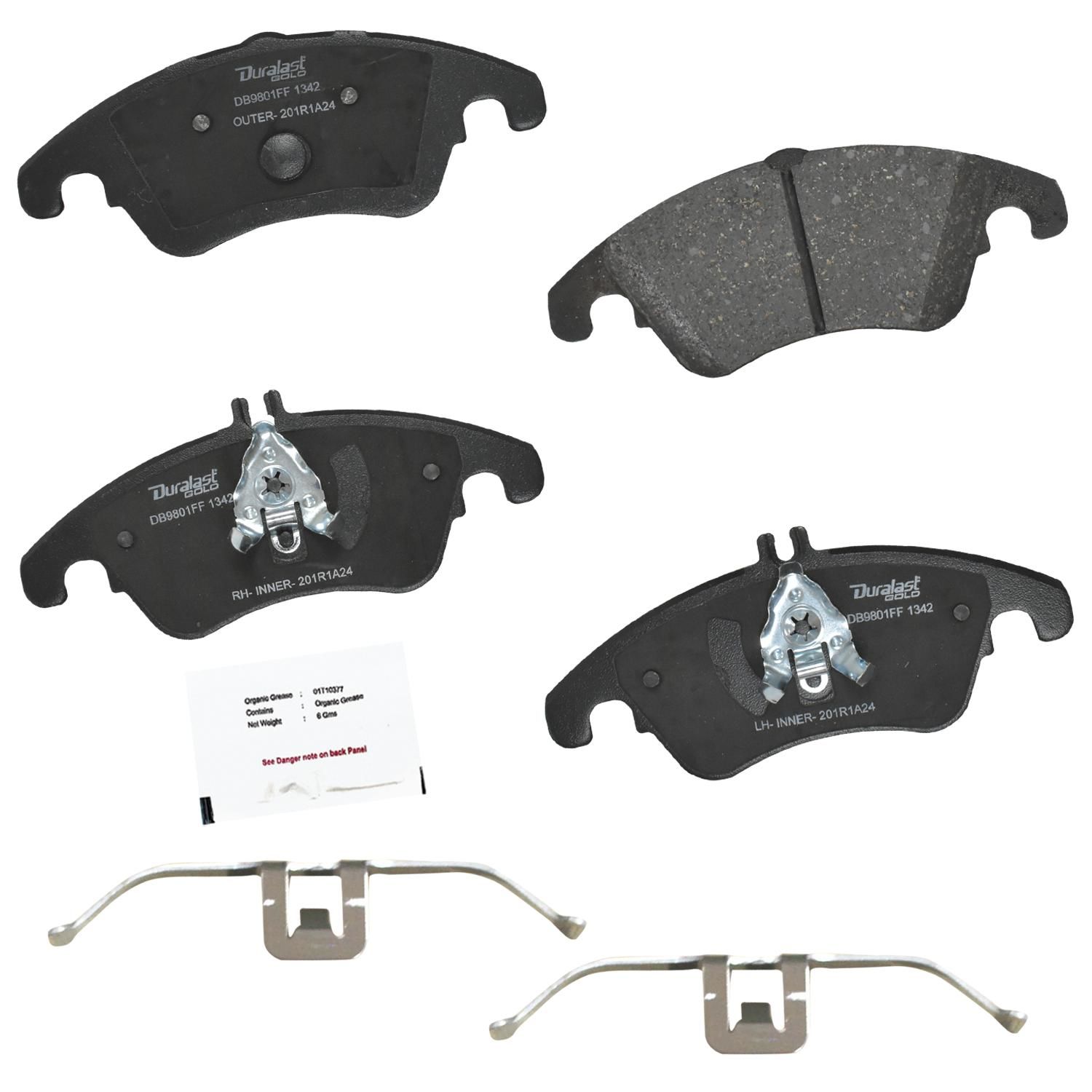 Duralast Gold Ceramic Brake Pads DG1342