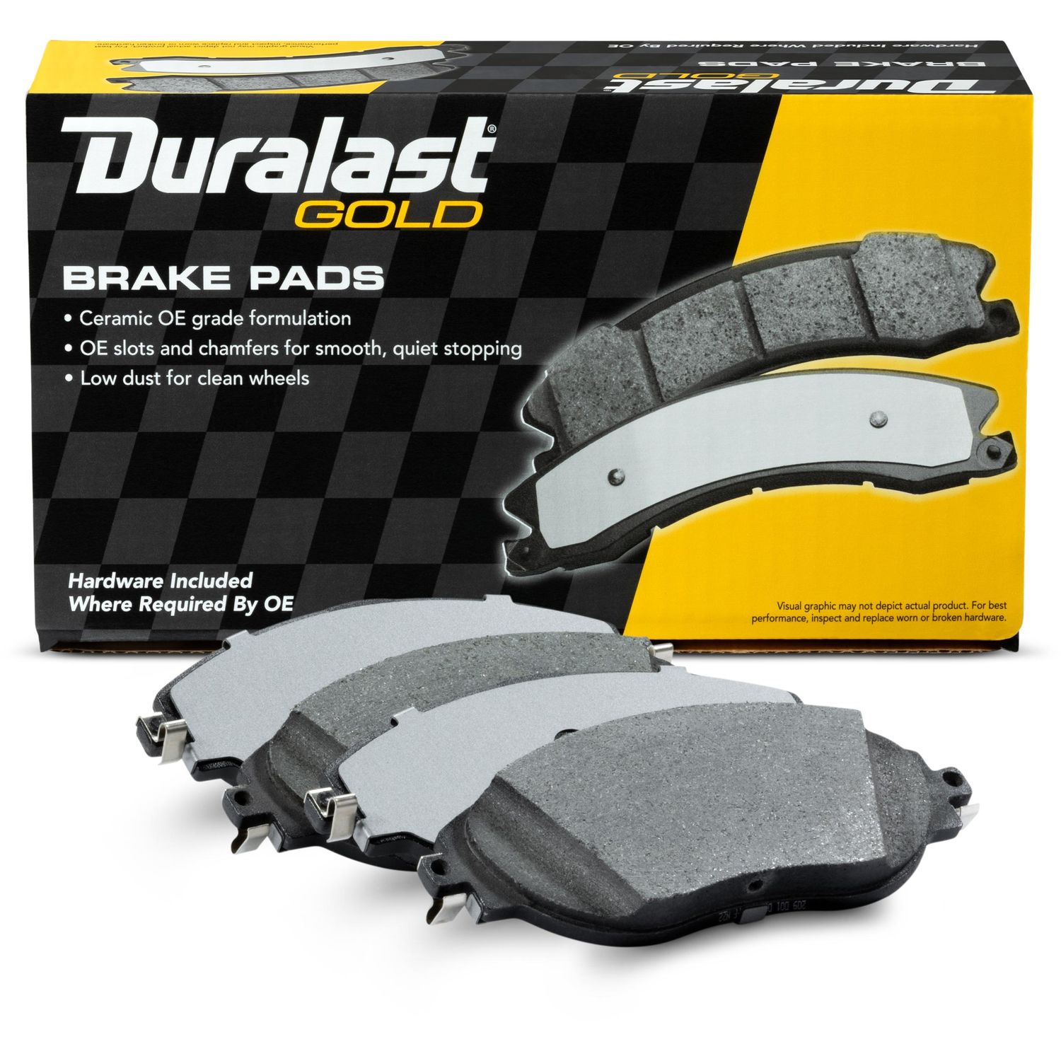 Duralast Gold Ceramic Brake Pads DG1633A