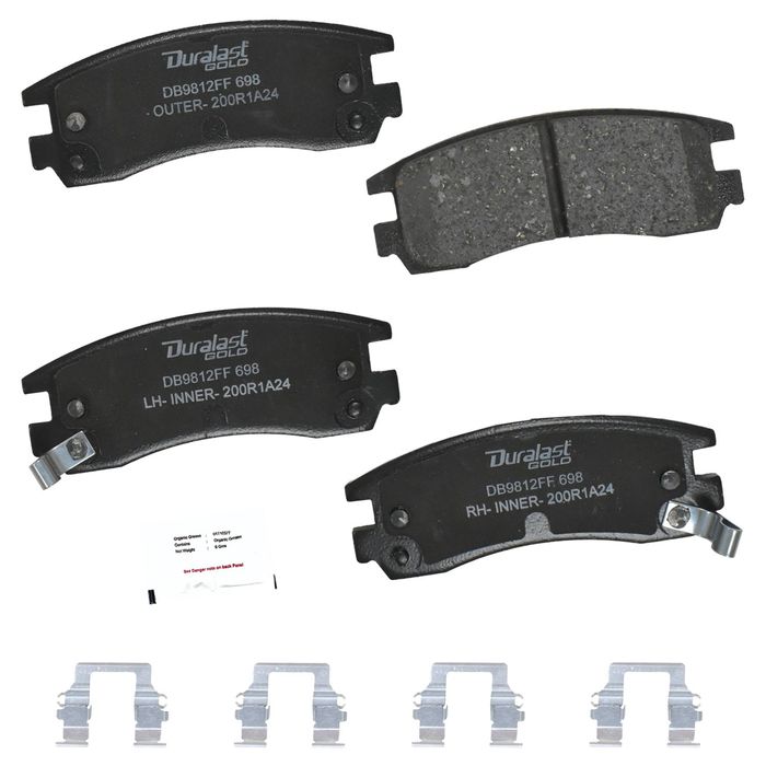 Duralast Gold Ceramic Brake Pads DG698