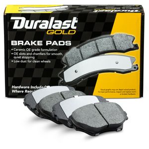 Duralast Gold Ceramic Disc Brake Pad Set DG862 for Toyota RAV4