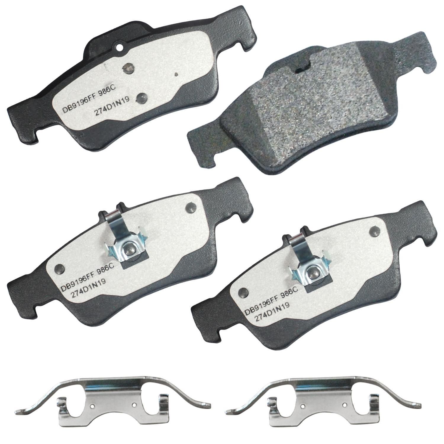 Duralast Gold Ceramic Brake Pads DG986C