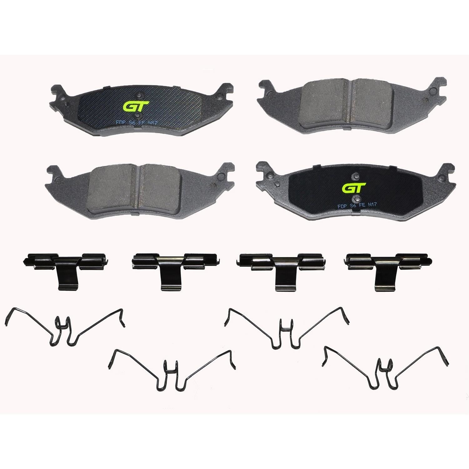 Duralast Gt Street Carbon Fiber Brake Pads Gt1046