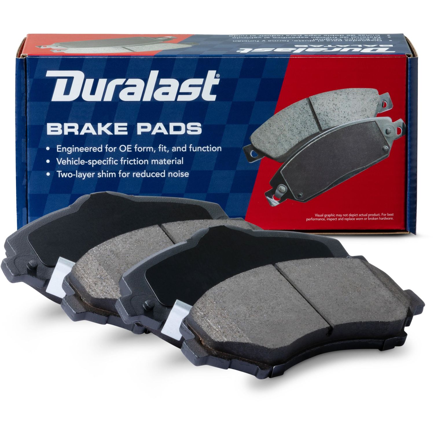 Duralast Semi Metallic Brake Pads Mkd1327