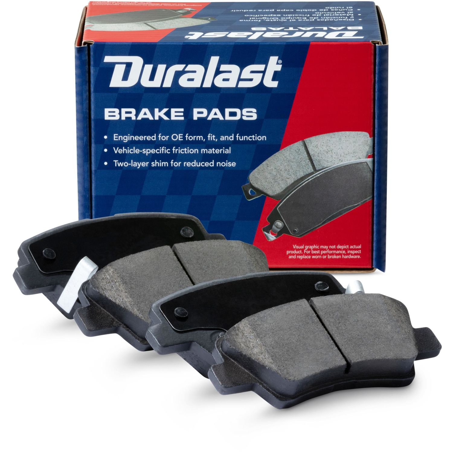 Duralast Gold Semi Metallic Brake Pads Dg1011