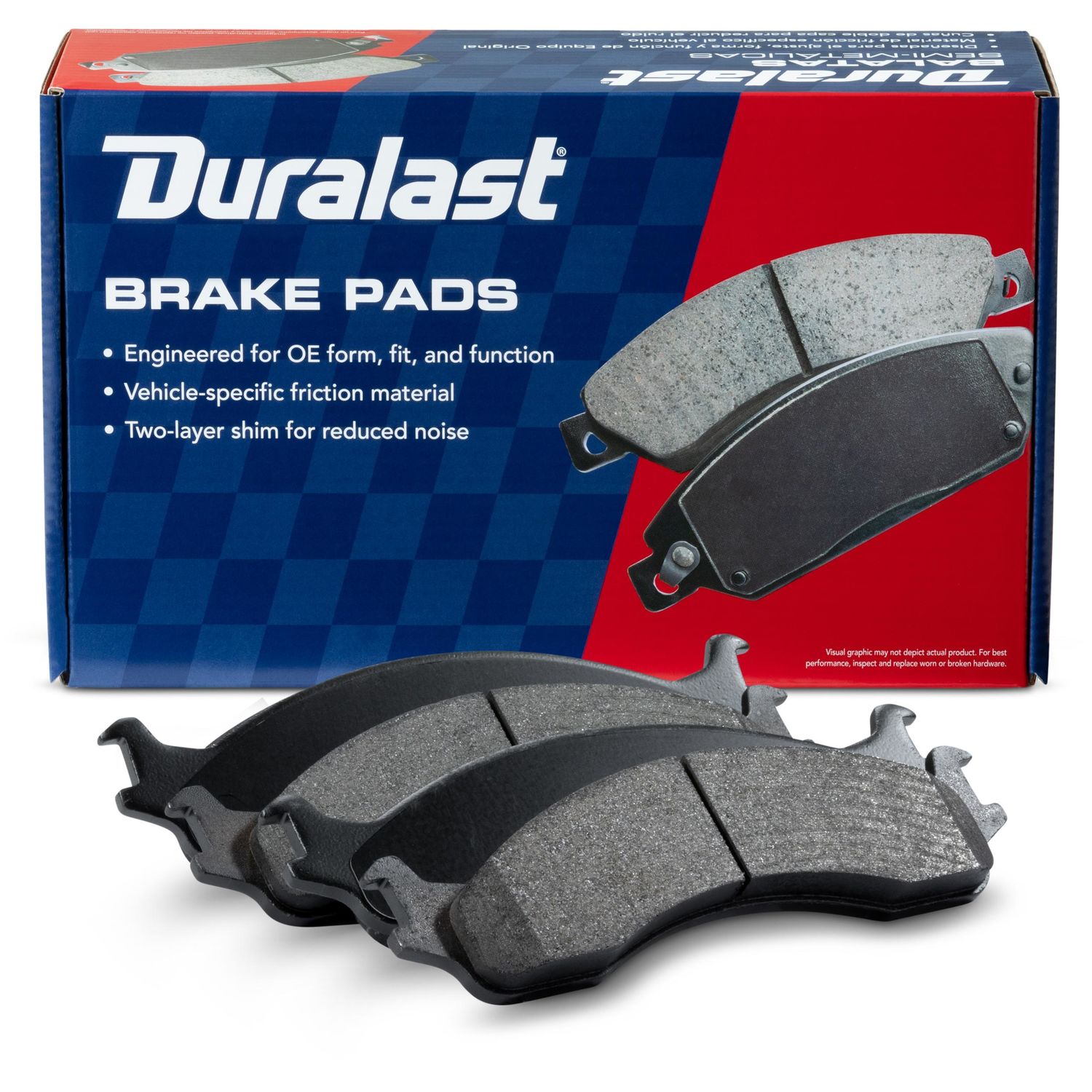 Duralast Semi-Metallic Brake Pads MKD655