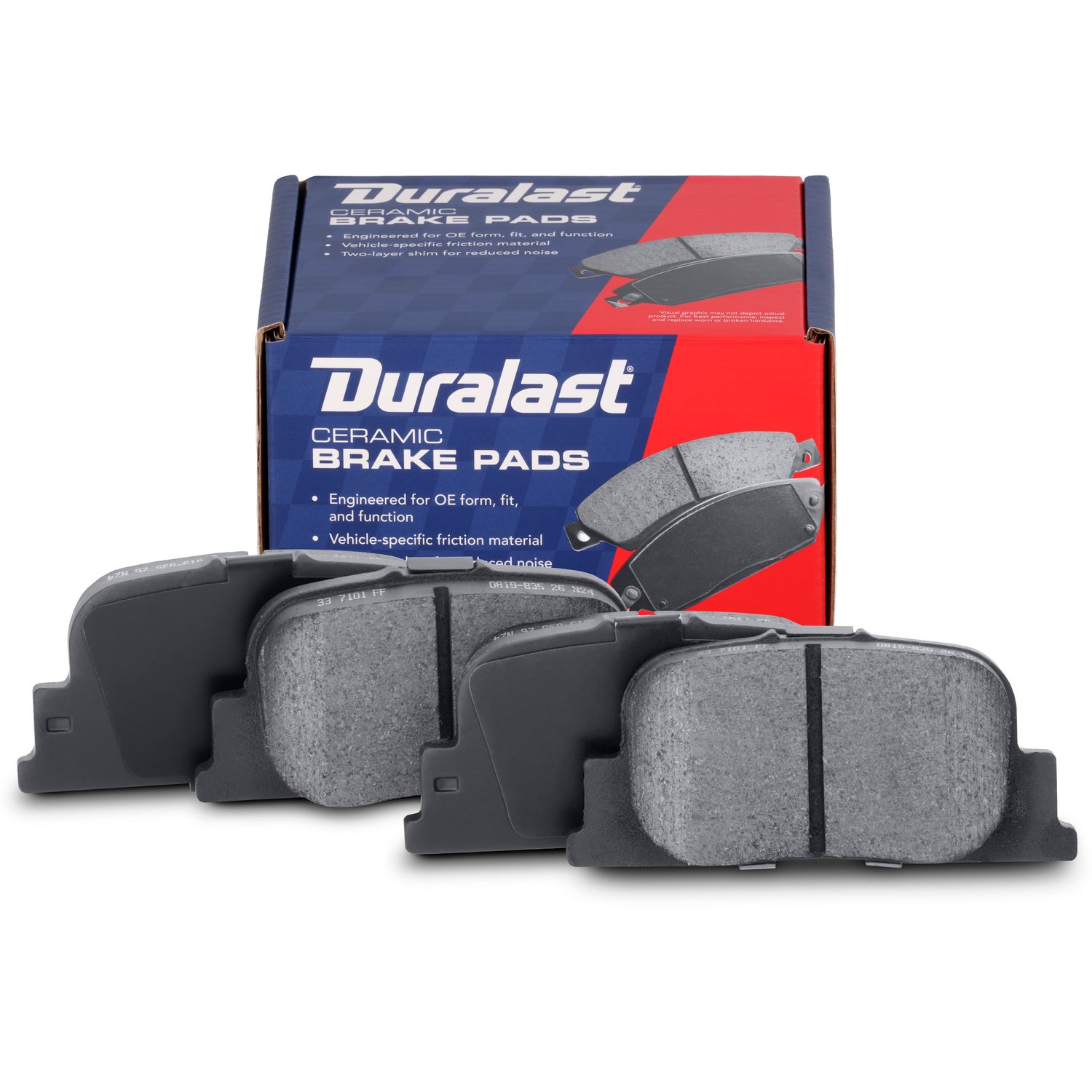 Duralast Ceramic Brake Pads MKD835