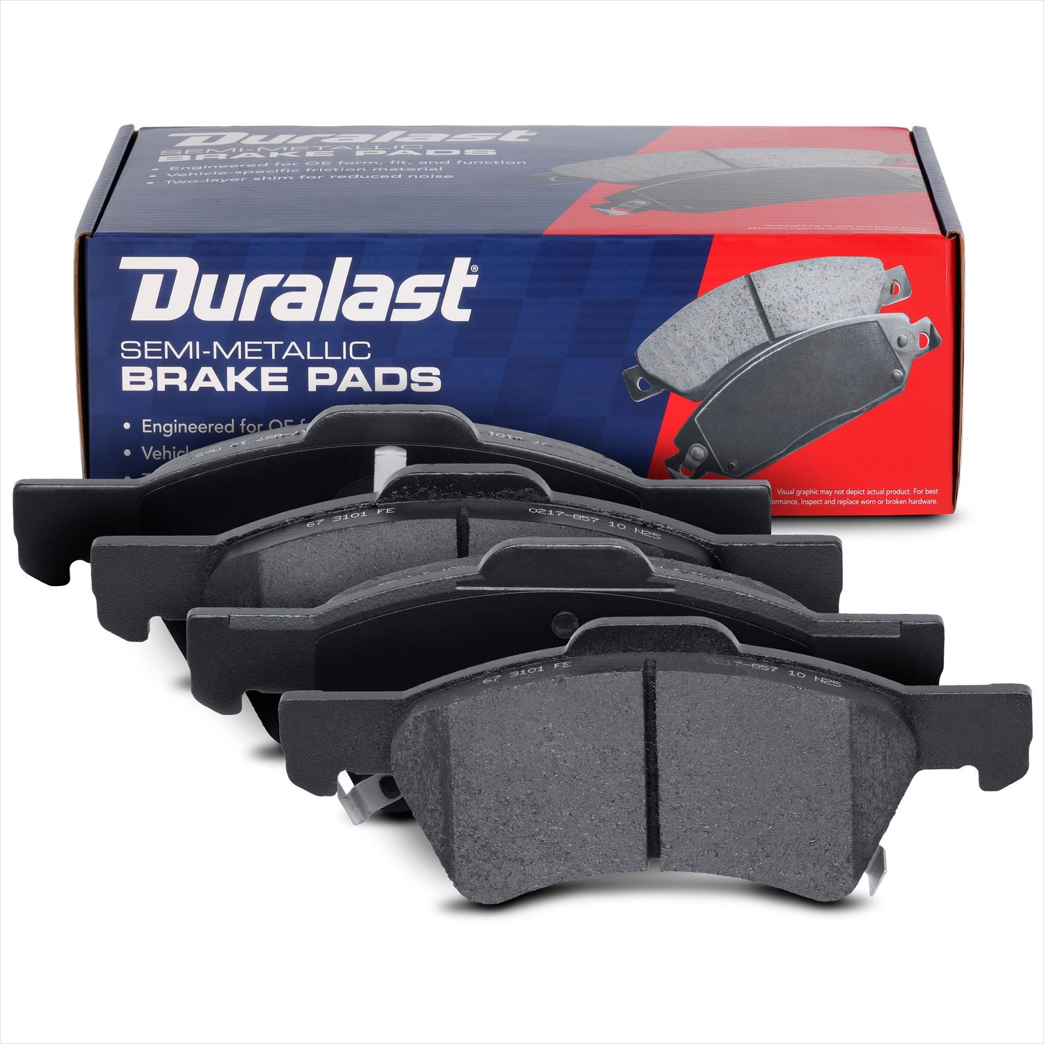 Duralast SemiMetallic Brake Pads MKD857