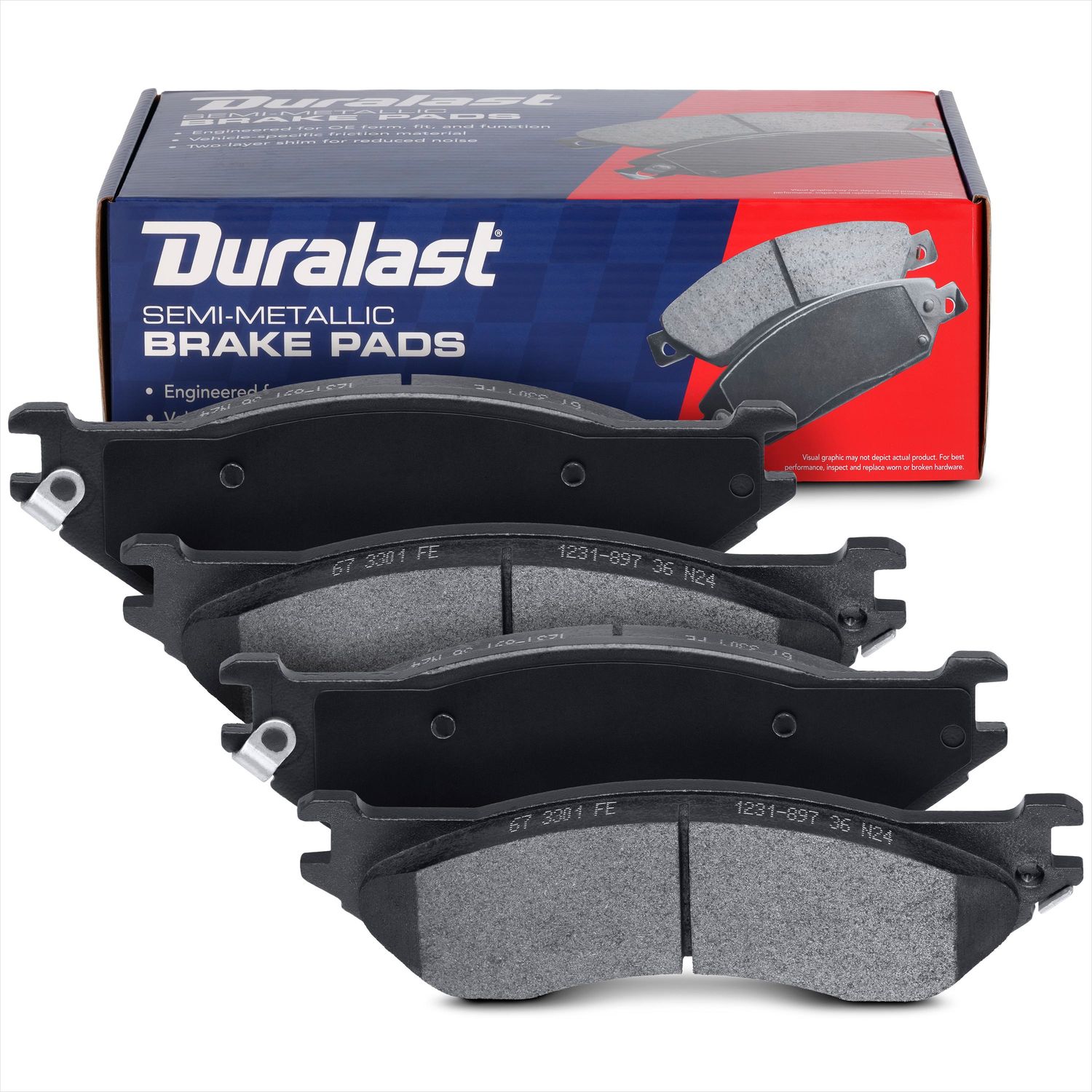 Duralast Semi-Metallic Brake Pads MKD897