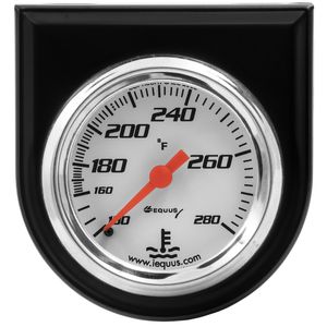 Equus White 2in Mechanical Water Temperature Gauge