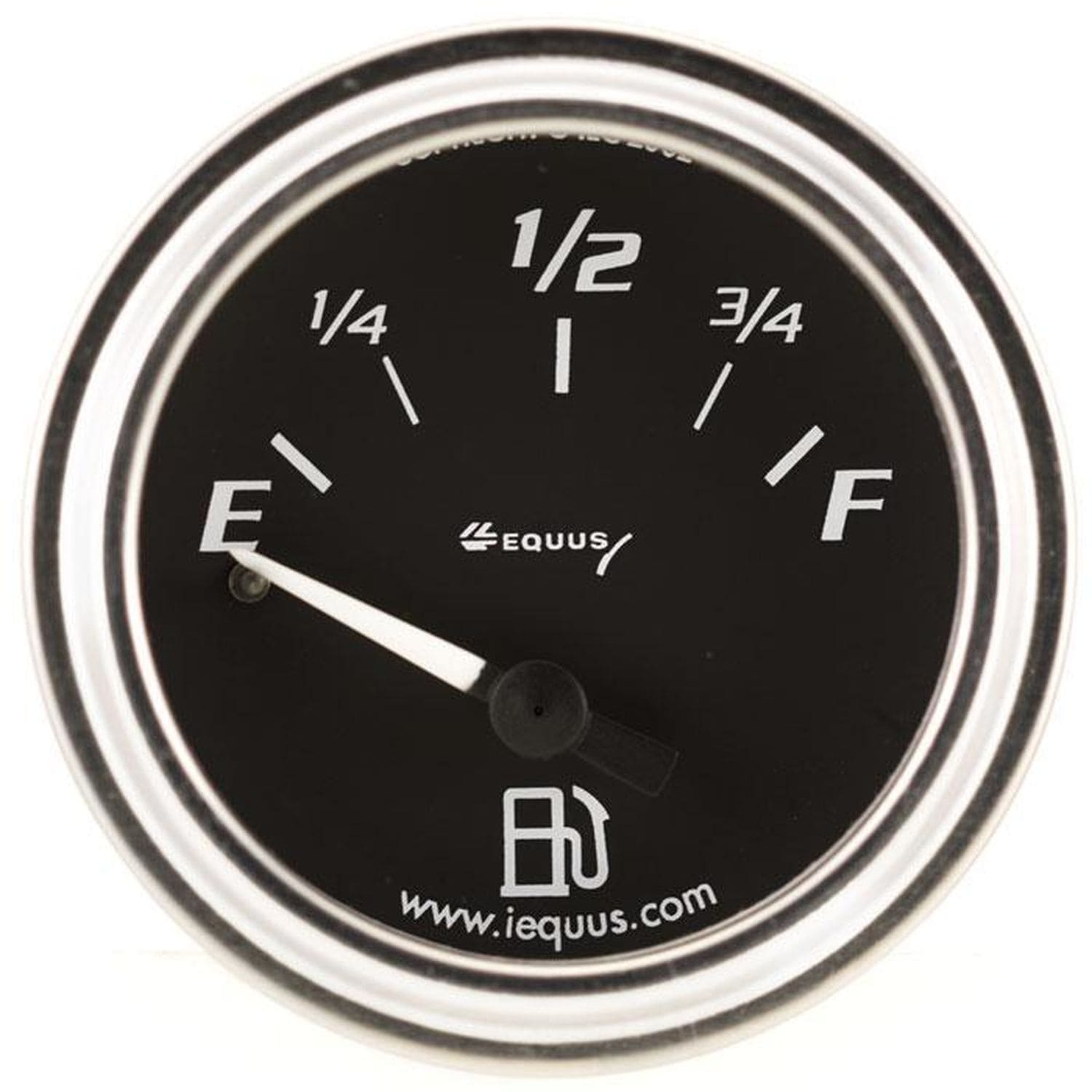 Equus Chrome 2in 24033 Ohms Electric Fuel Level Gauge