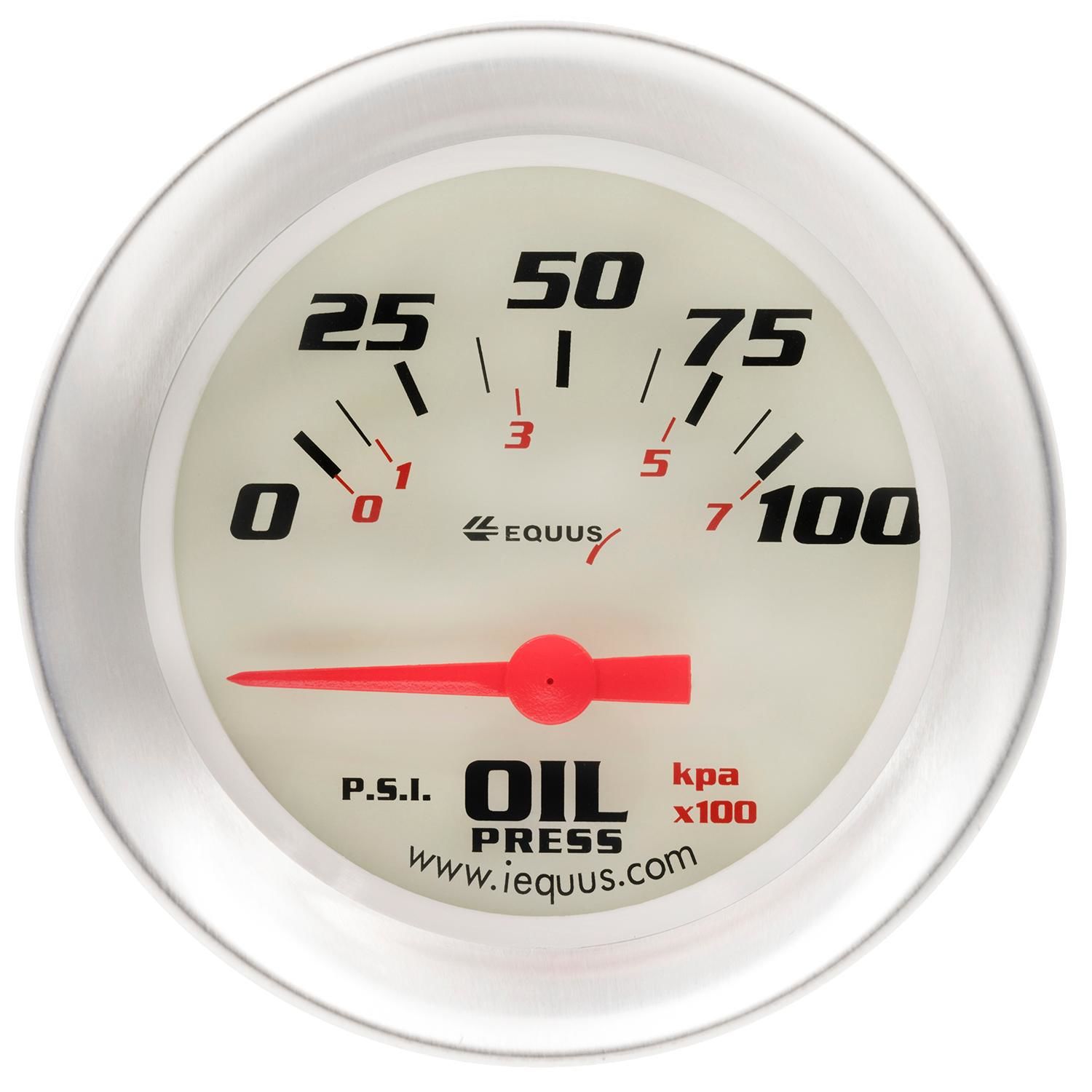 Equus 2 5/8in Electrical Oil Pressure Gauge