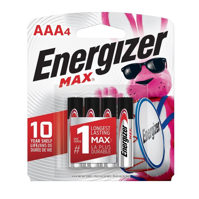 Energizer Max Alkaline AAAA Batteries - 2-Pack 