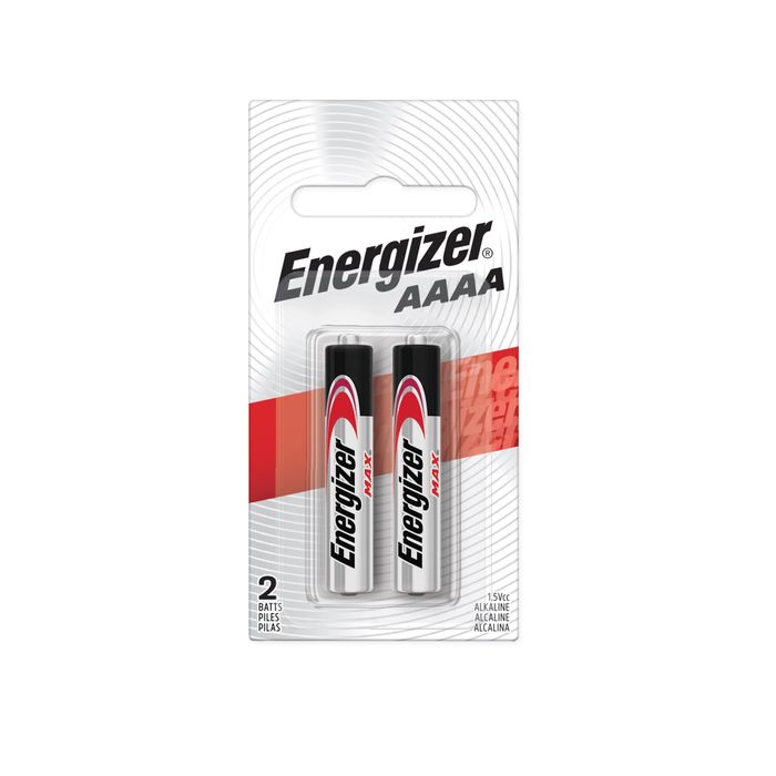 Batería Energizer AAAA LR61 E96 alcalina 1.5V, pack de 2