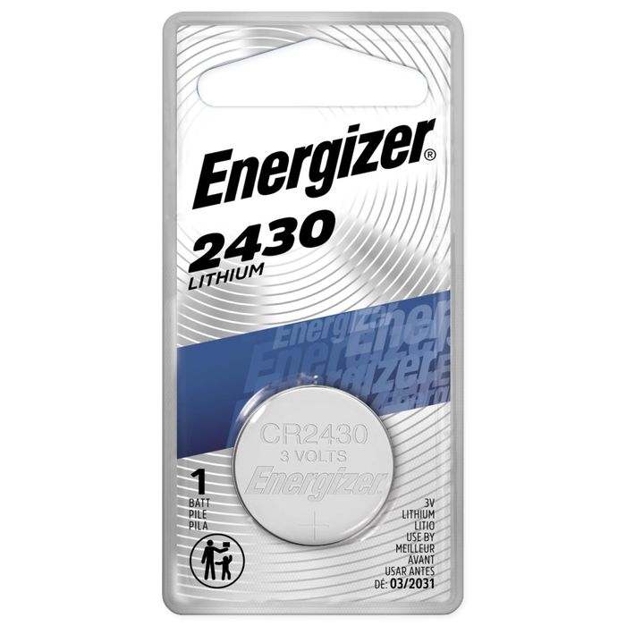 Energizer 2430 3 Volt Lithium Coin Batteries Pack