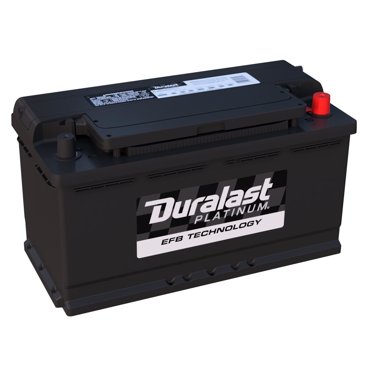 Duralast Platinum EFB Battery H8EFB Group Size H8 850 CCA