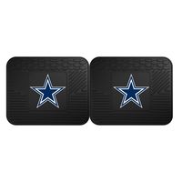 FANMATS - 8274 NFL Dallas Cowboys Vinyl Heavy Duty Car Mat,Set of two,  18x27