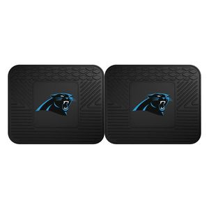 Fanmats Carolina Panthers Universal 2 Piece Rear Utility Floor Mats