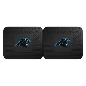 Fanmats Carolina Panthers Universal 2 Piece Rear Utility Floor Mats