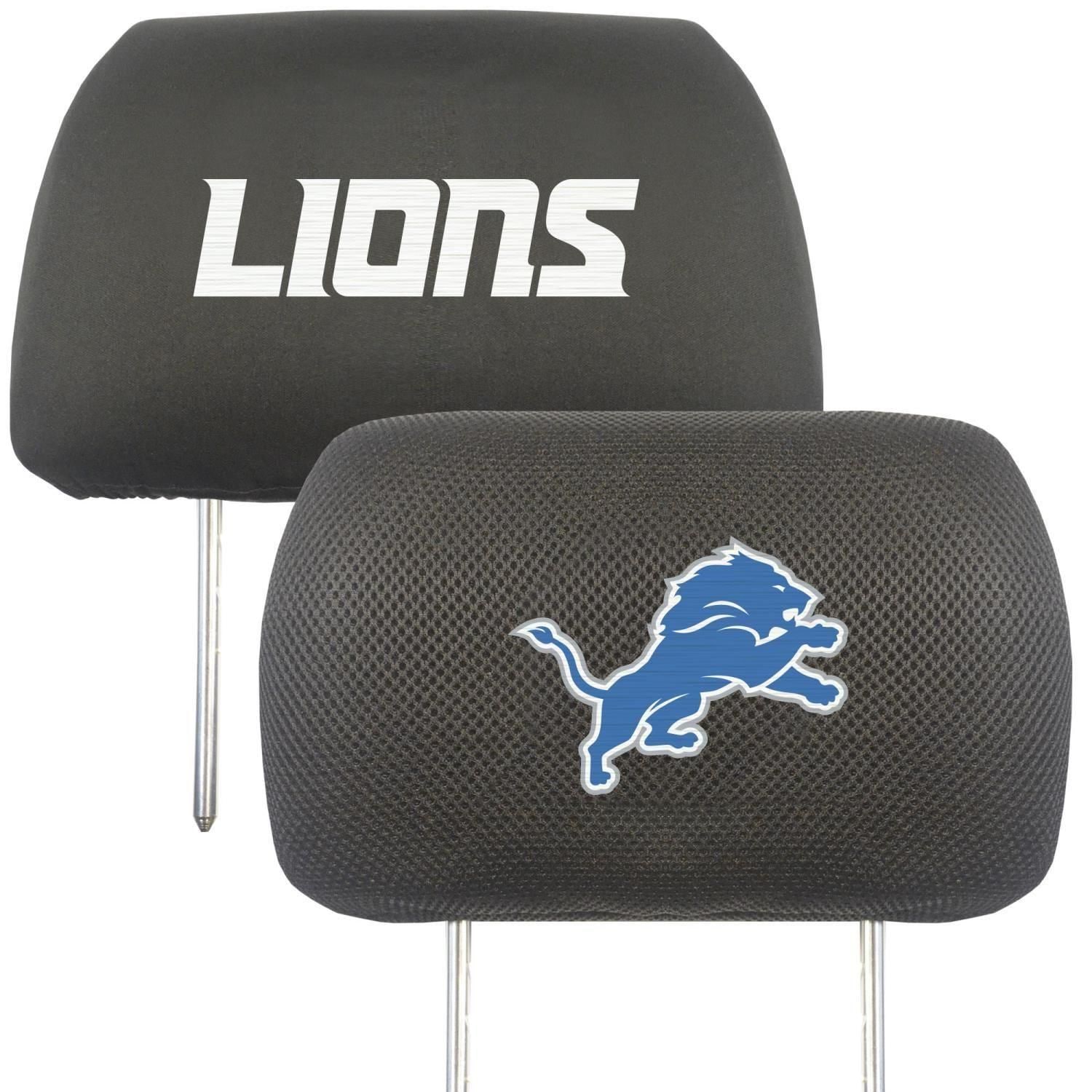 Detroit Lions Headrest Covers