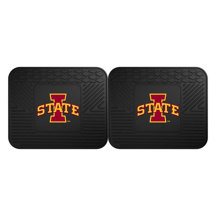 Iowa State Cyclones Heavy Duty 2 Piece Vinyl Car Mat Set [NEW
