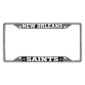 Fanmats New Orleans Saints License Plate Frame