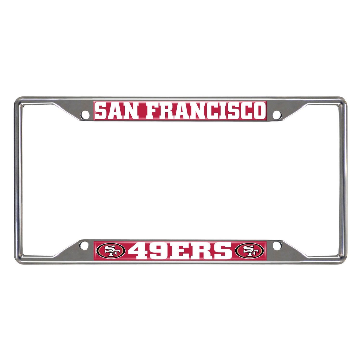 FANMATS 6 1/4 in. X 12 1/4 in. San Francisco 49Ers License Plate Frame