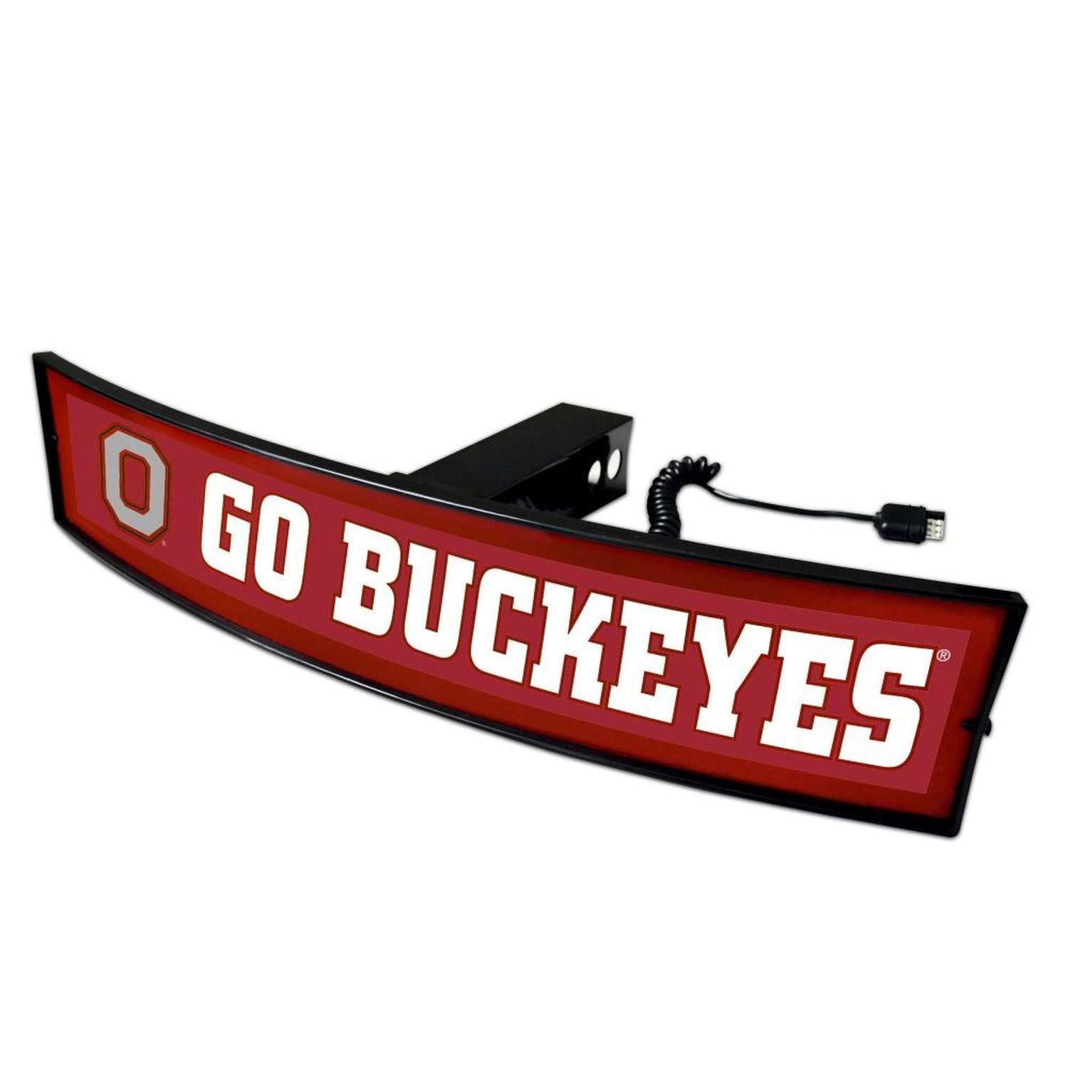 FANMATS Ohio State University Go Buckeyes Light Up Hitch Cover