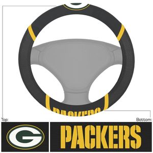 FANMATS Green Bay Packers Steering Wheel Cover