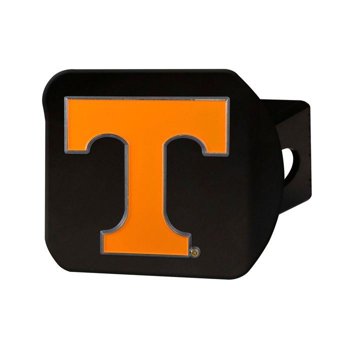 FANMATS University of Tennessee Black 3D Color Emblem Metal Hitch Cover