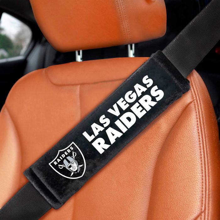 Fan Mats Embroidered Minnesota Vikings Seatbelt Pads – 2-Pack, Soft Velour With Velcro