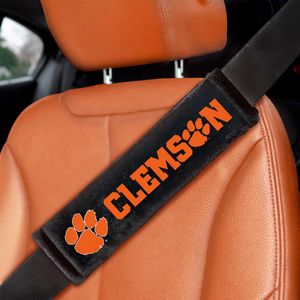 FANMATS Clemson Tigers Embroidered Seat Belt Pad 2 Piece