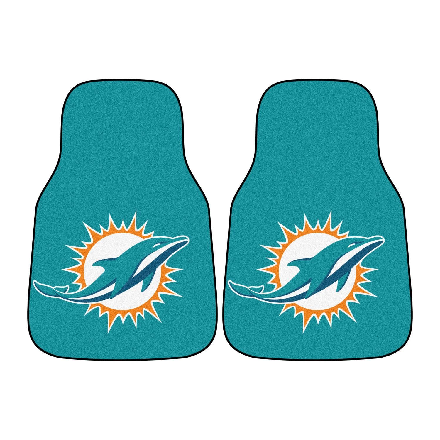 FANMATS Miami Dolphins Logo Starter Mat