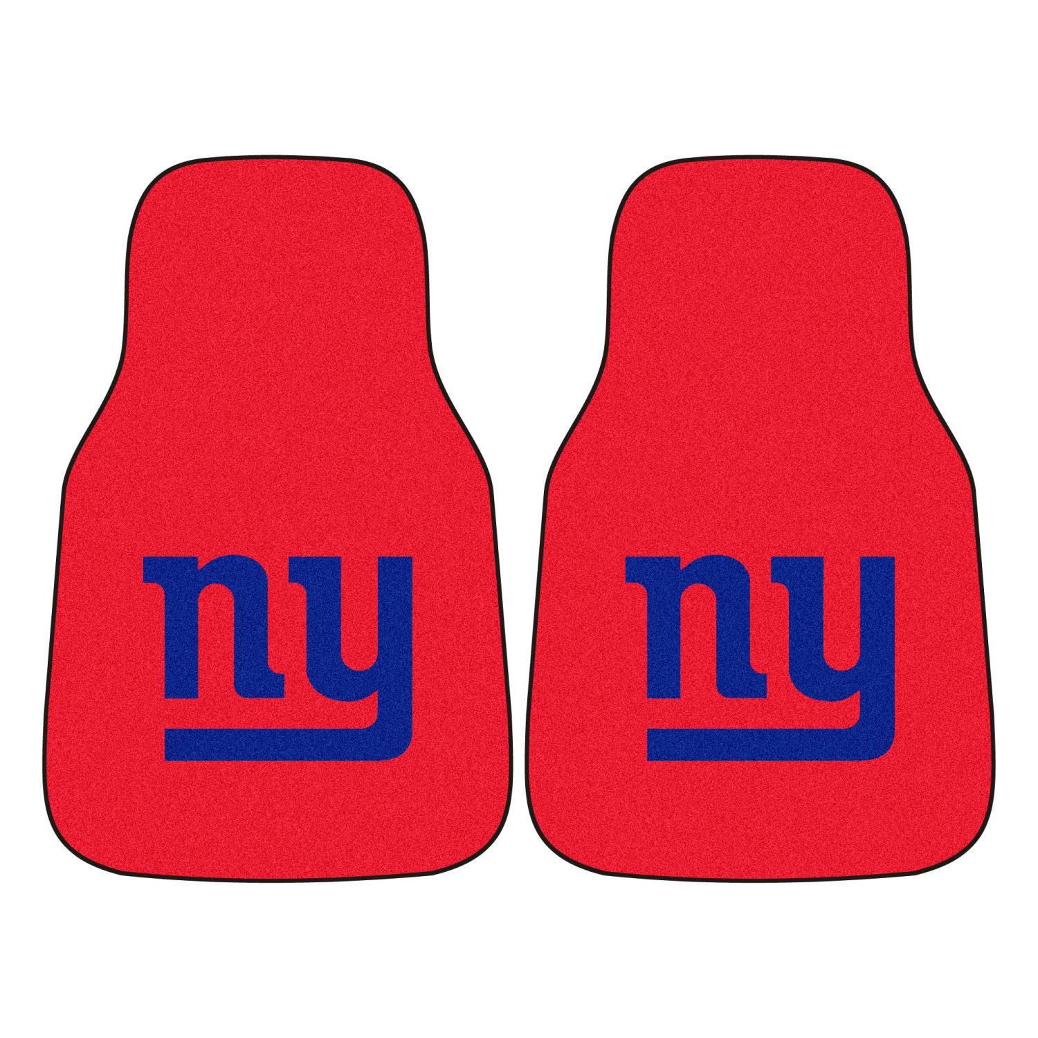 FANMATS New York Giants Carpet Floor Mat 2 Piece