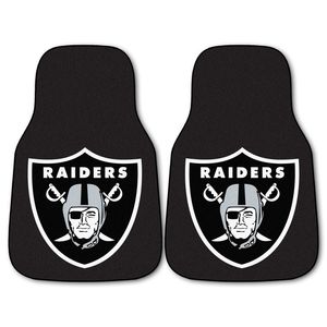 Fanmats Llc Oakland Raiders Carpet Floor Mat 2 Piece