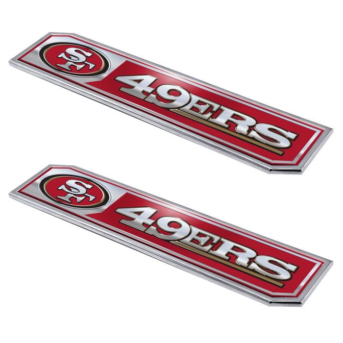 FANMATS 61135 San Francisco 49ers 12 Count Mini Decal Sticker Pack