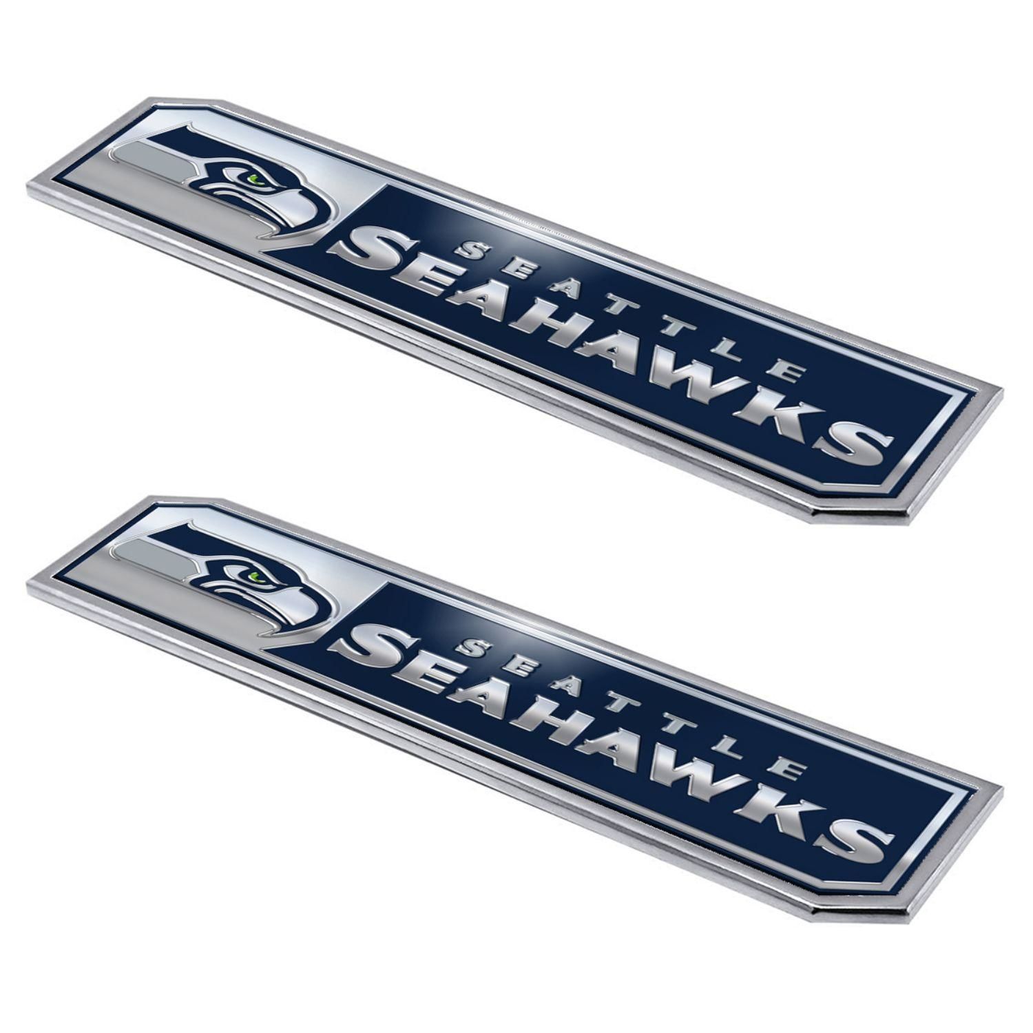 Seattle Seahawks Logo & Wordmark Steering Wheel Cover