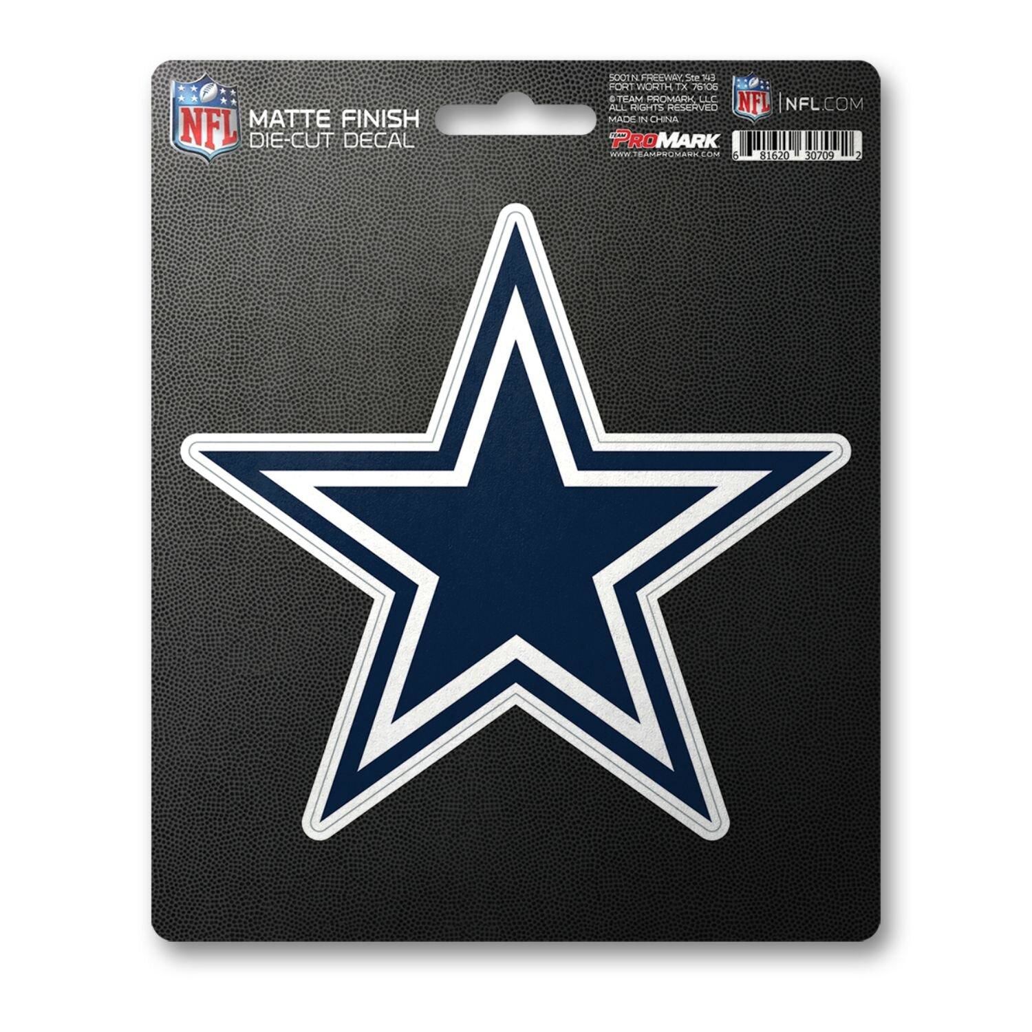 dallas cowboys windshield decal