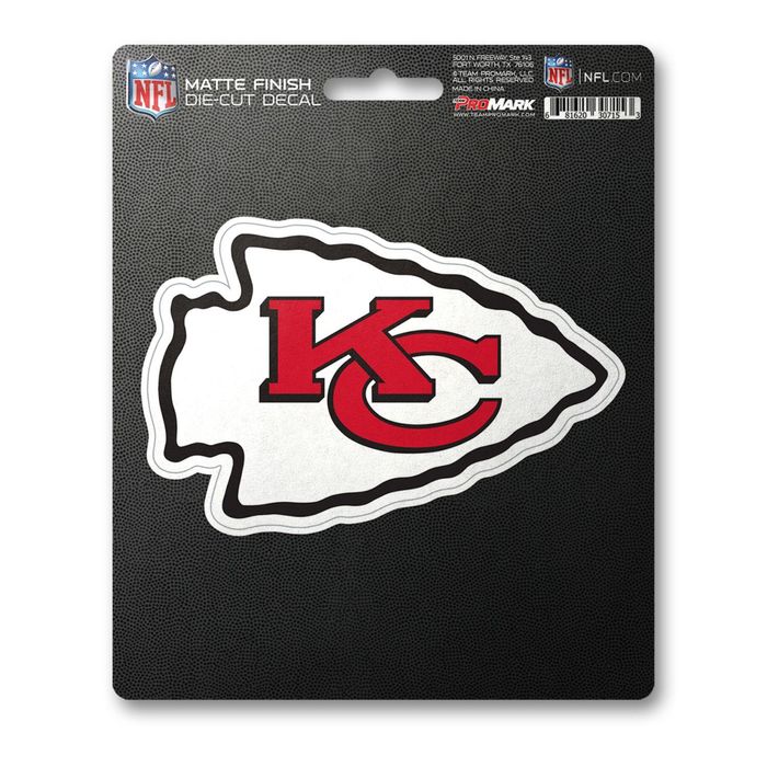 Chiefs Pennant - Kansas City Chiefs Vinyl Die-Cut Sticker