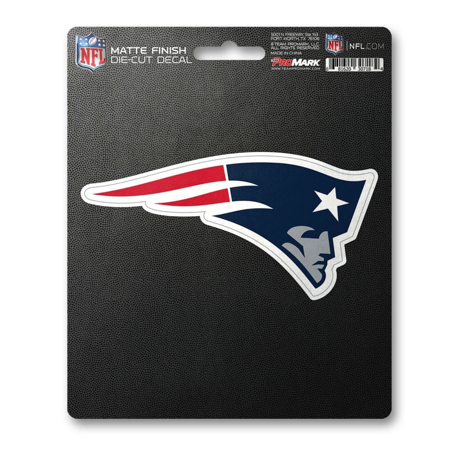 NFL New England Patriots Team Decal 3-Pack