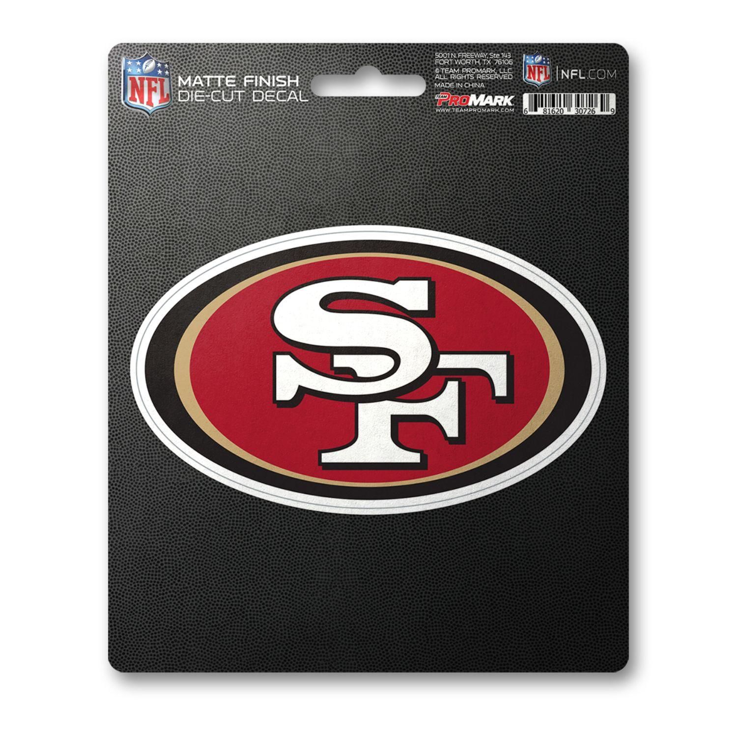 San Francisco 49ers Sticker Pack; ; Laptop Decal ; Yeti Decal; Cell phone  Decal; Vinyl Car Decal – Biggest Decal Shop