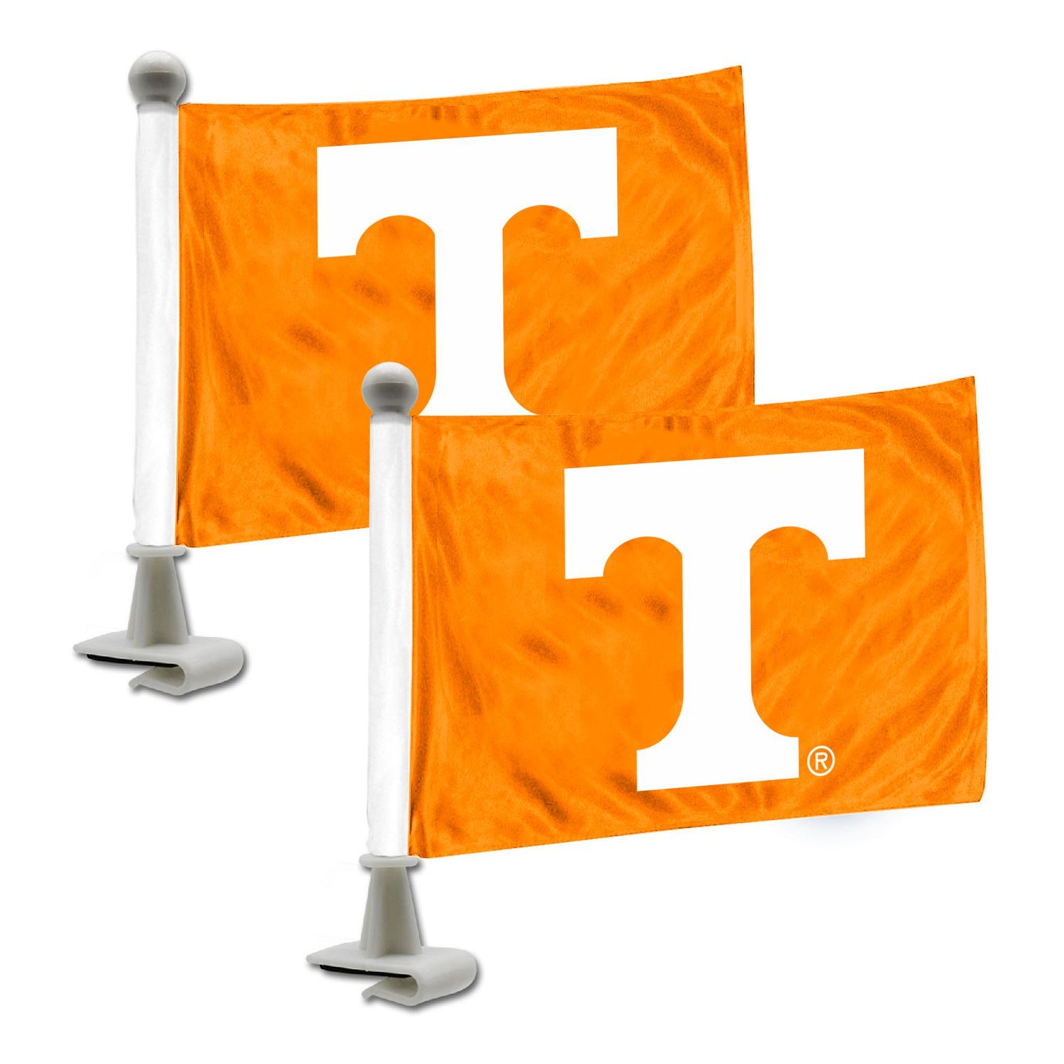 FANMATS 4in x 6in University of Tennessee Ambassador Car Flags 2 Piece Set