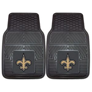 Fanmats Llc Saints Vinyl Floor Mat 2 Piece Autozone