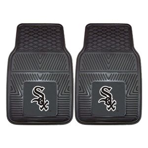 Fanmats Llc Chicago White Sox Vinyl Floor Mat 2 Piece