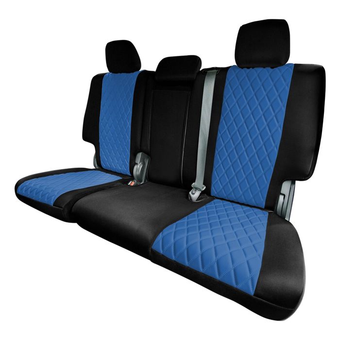 FH Group Blue Neoprene Custom Fit Rear Seat Cover Set for 2011 2021 Jeep Grand Cherokee
