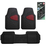 Motor Trend FlexTough Contour - Deep Dish Heavy Duty Rubber Car Floor Mats