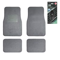 BDK Red Superman Car Floor Mat 4 Piece